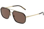 Okulary przeciwsłoneczne Dolce & Gabbana DG2285 02/73 Pilotki (Aviator) Złote