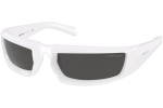 Okulary przeciwsłoneczne Prada PR25YS 4615S0 Prostokątne Białe