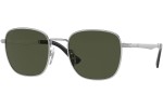 Okulary przeciwsłoneczne Persol PO2497S 518/31 Kwadratowe Srebrne