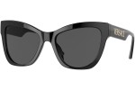 Okulary przeciwsłoneczne Versace VE4417U GB1/87 Kocie oczy Czarne
