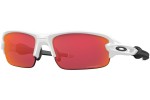Okulary przeciwsłoneczne Oakley Flak XXS OJ9008-02 PRIZM Field Prostokątne Białe