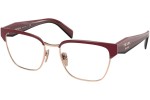 Glasses Prada PR65YV 16A1O1 Browline Czerwone