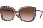 Okulary przeciwsłoneczne Burberry Caroll BE4323 400513 Oversize Brązowe