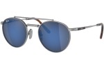 Okulary przeciwsłoneczne Ray-Ban Round II Titanium Titanium Collection RB8237 3139O4 Okrągłe Srebrne