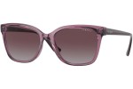Okulary przeciwsłoneczne Vogue Eyewear VO5426S 276162 Polarized Kocie oczy Fioletowe