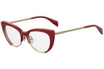 Okulary korekcyjne Moschino MOS521 C9A Kocie oczy Czerwone