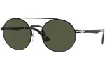 Okulary przeciwsłoneczne Persol PO2496S 113831 Okrągłe Czarne