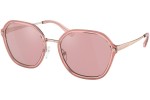 Okulary przeciwsłoneczne Michael Kors Seoul MK1114 11089L Kwadratowe Złote