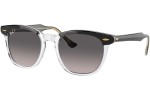 Okulary przeciwsłoneczne Ray-Ban Hawkeye RB2298 1294M3 Polarized Kwadratowe Czarne