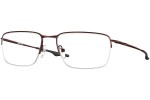 Okulary korekcyjne Oakley Wingback SQ OX5148-07 Prostokątne Brązowe