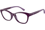 Okulary korekcyjne Emporio Armani EA3204 5115 Kocie oczy Fioletowe