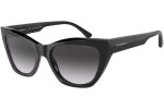 Okulary przeciwsłoneczne Emporio Armani EA4176 58758G Kocie oczy Czarne