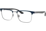 Okulary korekcyjne Ray-Ban RX8421 3124 Kwadratowe Niebieskie