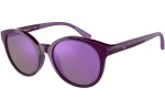 Okulary przeciwsłoneczne Emporio Armani EA4185 51154V Okrągłe Fioletowe