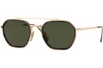 Okulary przeciwsłoneczne Persol PO5010ST 801331 Kwadratowe Złote