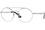 Okulary korekcyjne Persol PO2496V 518 Okrągłe Srebrne