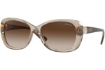Okulary przeciwsłoneczne Vogue Eyewear VO2943SB 299013 Oversize Beżowe