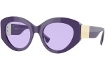 Okulary przeciwsłoneczne Burberry Sophia BE4361 39891A Kocie oczy Fioletowe