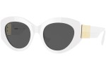Okulary przeciwsłoneczne Burberry Sophia BE4361 300787 Kocie oczy Białe