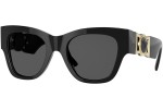 Okulary przeciwsłoneczne Versace VE4415U GB1/87 Kocie oczy Czarne