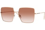 Okulary przeciwsłoneczne Burberry Daphne BE3133 133713 Kwadratowe Złote