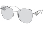 Okulary przeciwsłoneczne Prada PR57YS 1BC07D Okrągłe Srebrne