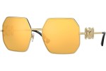 Okulary przeciwsłoneczne Versace VE2248 10027P Oversize Złote