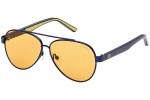 Okulary przeciwsłoneczne Guess GU9221 91E Pilotki (Aviator) Niebieskie