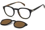 Okulary korekcyjne David Beckham DB1080/CS 05K/SP Okrągłe Brązowe
