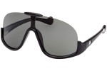 Okulary przeciwsłoneczne Moncler ML0230 01A Pojedyncze | Shield Czarne