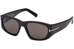Okulary przeciwsłoneczne Tom Ford FT0987 01A Kwadratowe Czarne