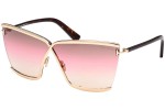 Okulary przeciwsłoneczne Tom Ford FT0936 28F Kwadratowe Złote