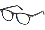 Okulary korekcyjne Tom Ford FT5819-B 001 Okrągłe Czarne