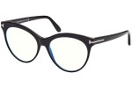 Okulary korekcyjne Tom Ford FT5827-B 001 Kocie oczy Czarne
