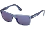Okulary przeciwsłoneczne Adidas Originals OR0067 91X Prostokątne Niebieskie