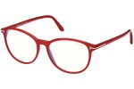 Okulary korekcyjne Tom Ford FT5810-B 074 Kocie oczy Czerwone