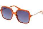 Okulary przeciwsłoneczne Guess GU7845 44W Kwadratowe Pomarańczowe