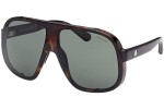 Okulary przeciwsłoneczne Moncler ML0206 52N Pilotki (Aviator) Havana