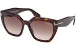 Okulary przeciwsłoneczne Tom Ford FT0939 52K Kwadratowe Havana