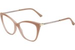 Okulary korekcyjne Jimmy Choo JC331 FWM Kocie oczy Beżowe