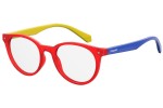 Okulary korekcyjne Polaroid Junior PLDD814 C9A Okrągłe Czerwone