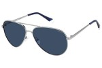 Okulary przeciwsłoneczne Polaroid PLD6012/N/NEW V84/C3 Polarized Pilotki (Aviator) Srebrne