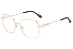 Okulary korekcyjne Jimmy Choo JC347 DDB Oversize Złote