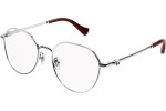 Okulary korekcyjne Gucci GG1145O 004 Okrągłe Srebrne