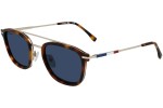 Okulary przeciwsłoneczne Lacoste L608SND 710 Kwadratowe Havana