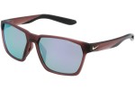 Okulary przeciwsłoneczne Nike Maverick S E DJ0789 298 Kwadratowe Brązowe