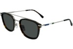 Okulary przeciwsłoneczne Lacoste L608SND 040 Kwadratowe Havana