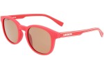 Okulary przeciwsłoneczne Lacoste L3644S 615 Okrągłe Czerwone