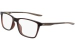 Okulary korekcyjne Nike 7286 201 Kwadratowe Brązowe