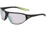 Okulary przeciwsłoneczne Nike Aero Swift E DQ0992 012 Prostokątne Czarne